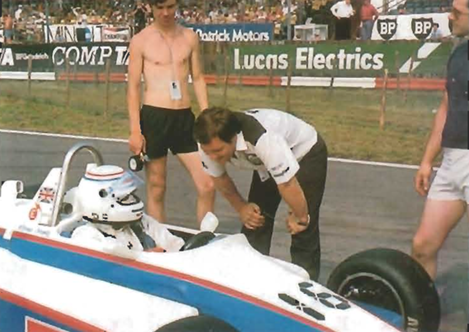 British GP 1983 Patrick Head Ronnie Grant 